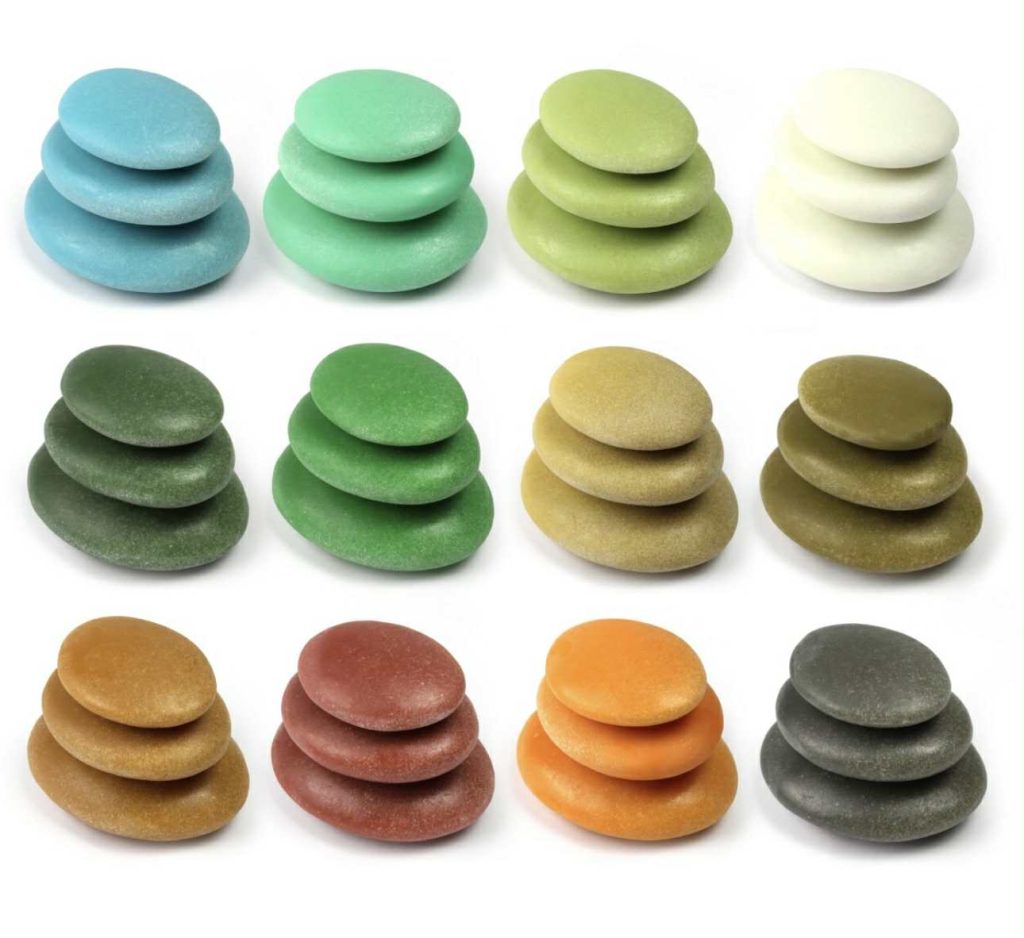 Yellow Door Natural Sorting Stones – Nature collection