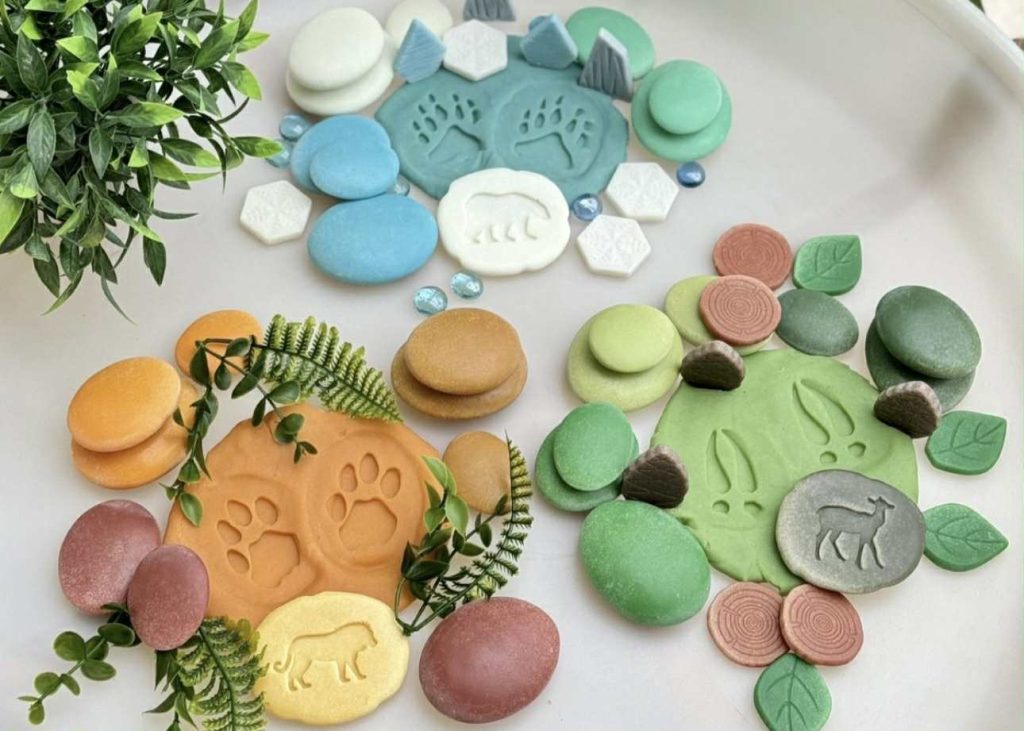 Yellow Door Natural Sorting Stones – Nature collection