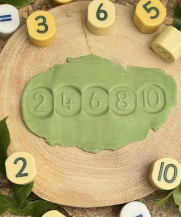 Yellow Door Number Stamping Stones - Image 4