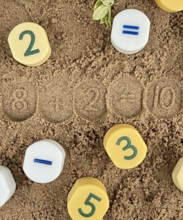 Yellow Door Number Stamping Stones - Image 5
