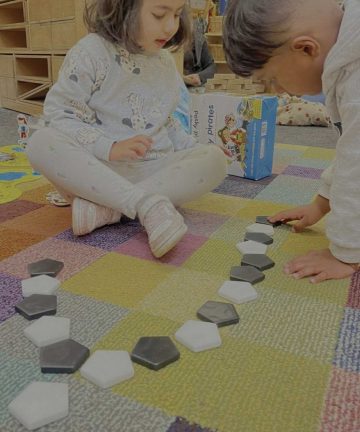Yellow Door Patterning Pentagons - Image 4