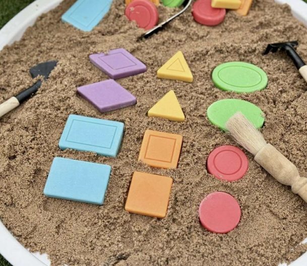 Yellow Door Shape and Colour Stones