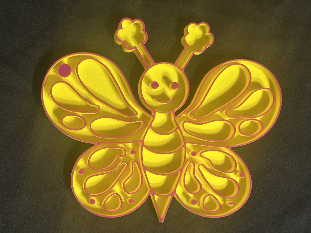 3D Printed Butterfly Tray- Ideal For Sensory Play Filled With Rice Or Sand Or For Spring, Summer Or Nature Projects