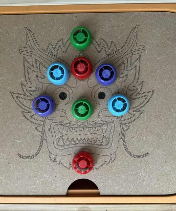 Flisat Dragon Screw On Pouch Lid 3D Printed & MDF – Great For Helping Little Hands With Coordination & Dexterity & Chinese New Year Projects - Image 3