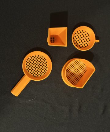 3D Printed Play Sieve's - Great For Sifting Sand, Rice Or Chickpeas For Fine Motor Skill Activities & Messy Play - Image 1