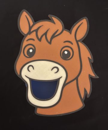 Horse Feeding Face – Great For Chinese New Year Or Animal Projects and To Help Little Hands With Coordination - Image 1