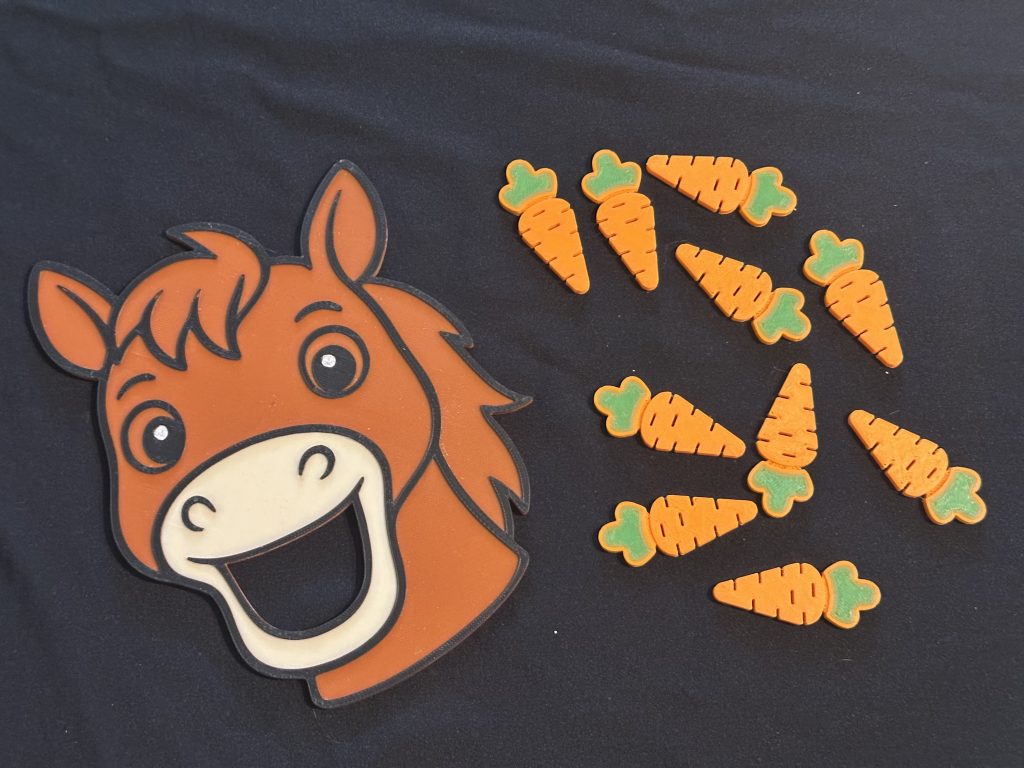 Horse Feeding Face – Great For Chinese New Year Or Animal Projects and To Help Little Hands With Coordination