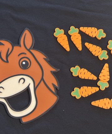 Horse Feeding Face – Great For Chinese New Year Or Animal Projects and To Help Little Hands With Coordination - Image 2
