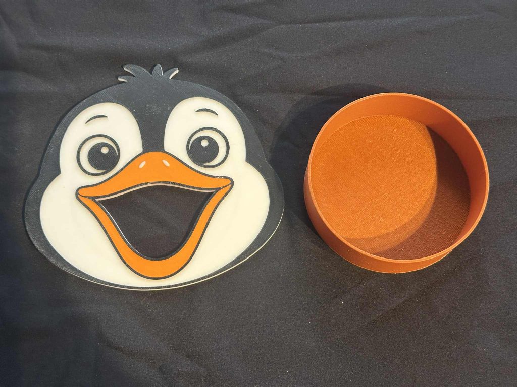 3D Printed Penguin Feeding Face – Great For Winter Or Seasons Projects and To Help Little Hands With Coordination