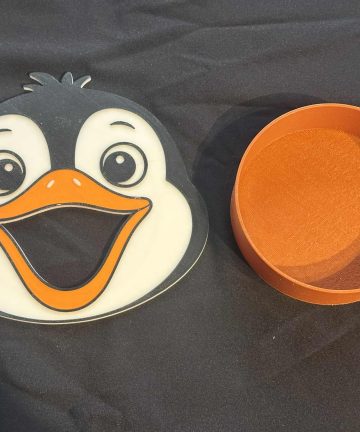 3D Printed Penguin Feeding Face – Great For Winter Or Seasons Projects and To Help Little Hands With Coordination - Image 2