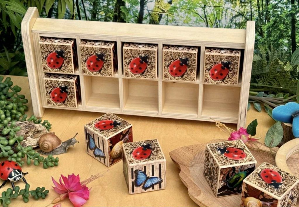 Yellow Door Bug Hotel Ten frame and blocks