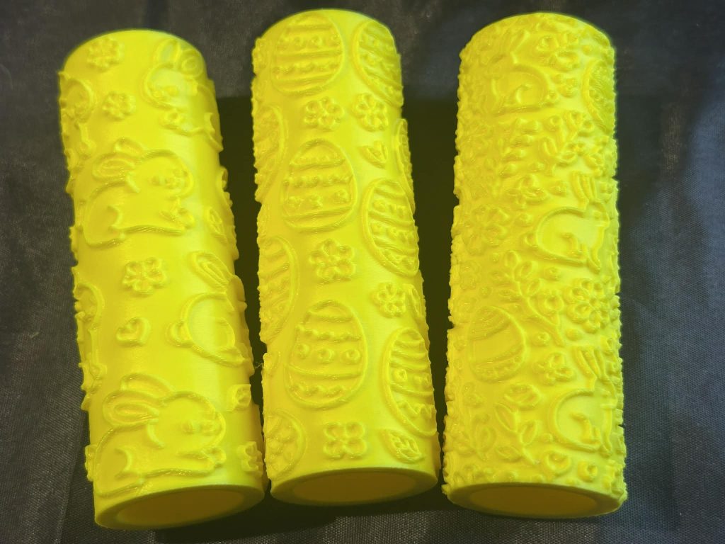 3D Printed Easter and Spring Rollers - Great for play dough, damp sand or clay, these rollers create beautiful Easter and seasonal patterns and support hands-on, creative play