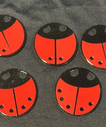 Acrylic Ladybird Numbers - Bright and engaging ladybird number pieces, perfect for adding a fun, hands-on element to early maths activities. - Image 1