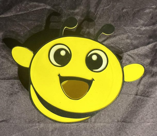3D Printed Bee Feeding Face – Great For spring, summer or insect activities  and To Help Little Hands With Coordination