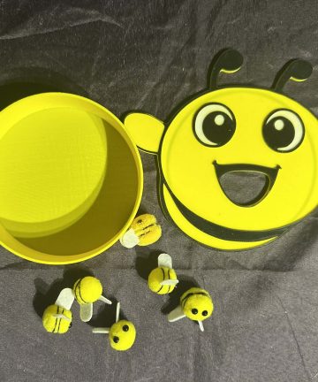 3D Printed Bee Feeding Face – Great For spring, summer or insect activities  and To Help Little Hands With Coordination - Image 2