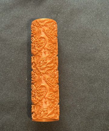 3D Printed Dinosaur Roller - Great for play dough, damp sand or clay, these rollers create beautiful seasonal patterns and support hands-on, creative play - Image 1