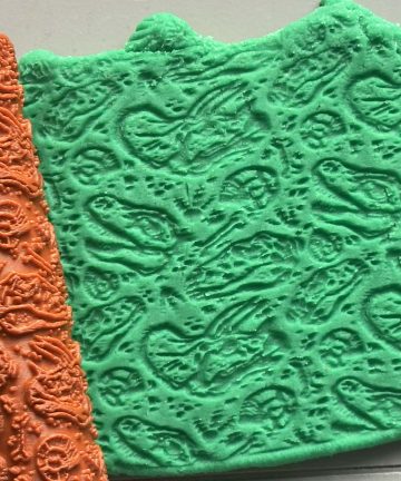 3D Printed Dinosaur Roller - Great for play dough, damp sand or clay, these rollers create beautiful seasonal patterns and support hands-on, creative play - Image 2