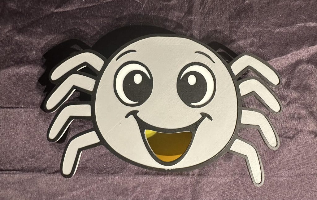 3D Printed Spider Feeding Face – Great For spring, summer or insect activities  and To Help Little Hands With Coordination