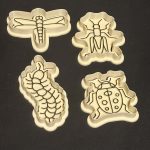 Perfect for adding to your mini beast and Spring activities - Mini Beast 3D Printed Resources Play Dough Cutters & Stampers