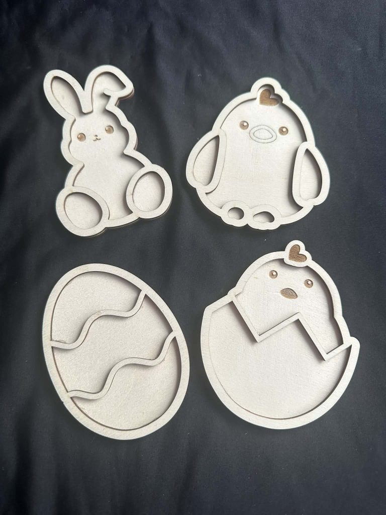 Mini Easter Trays x 4 - Great For Sensory Play,  Easter or spring activities Part Of Our Essential Range