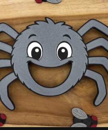 3D Printed Spider Feeding Face - Great woodland activity - Image 1