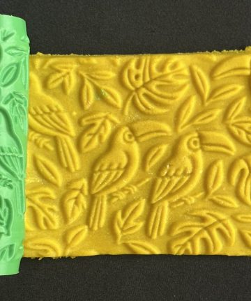 3D Printed Rain Forest  Rollers – Great for play dough, damp sand or clay, these rollers create beautiful patterns and support hands-on, creative play - Image 3