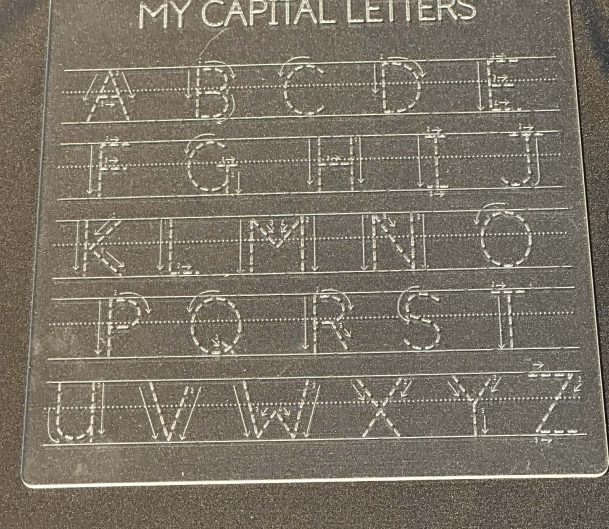 Acrylic Letter Boards - A fantastic resource to help children practise letter formation and early writing skills