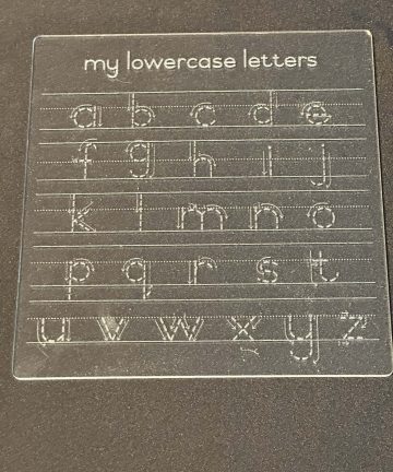 Acrylic Letter Boards - A fantastic resource to help children practise letter formation and early writing skills - Image 2