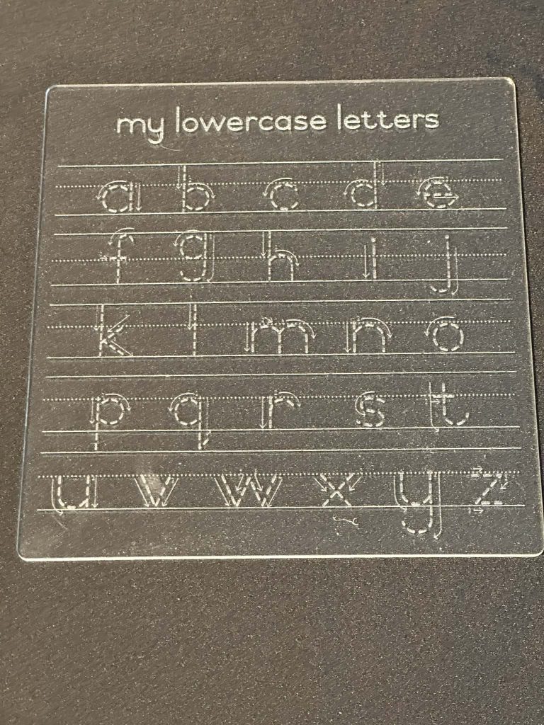 Acrylic Letter Boards - A fantastic resource to help children practise letter formation and early writing skills