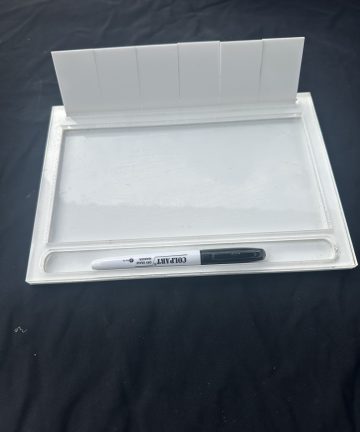 Acrylic Sand Writing Tray - Ideal for mark making and strengthen hand muscles for writing - Image 2