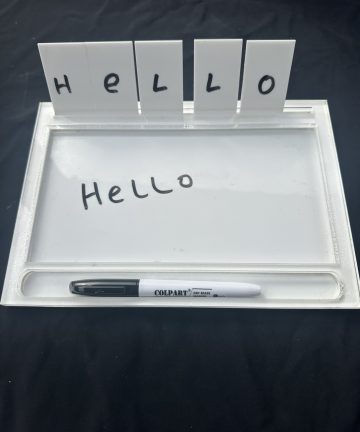 Acrylic Sand Writing Tray - Ideal for mark making and strengthen hand muscles for writing - Image 3