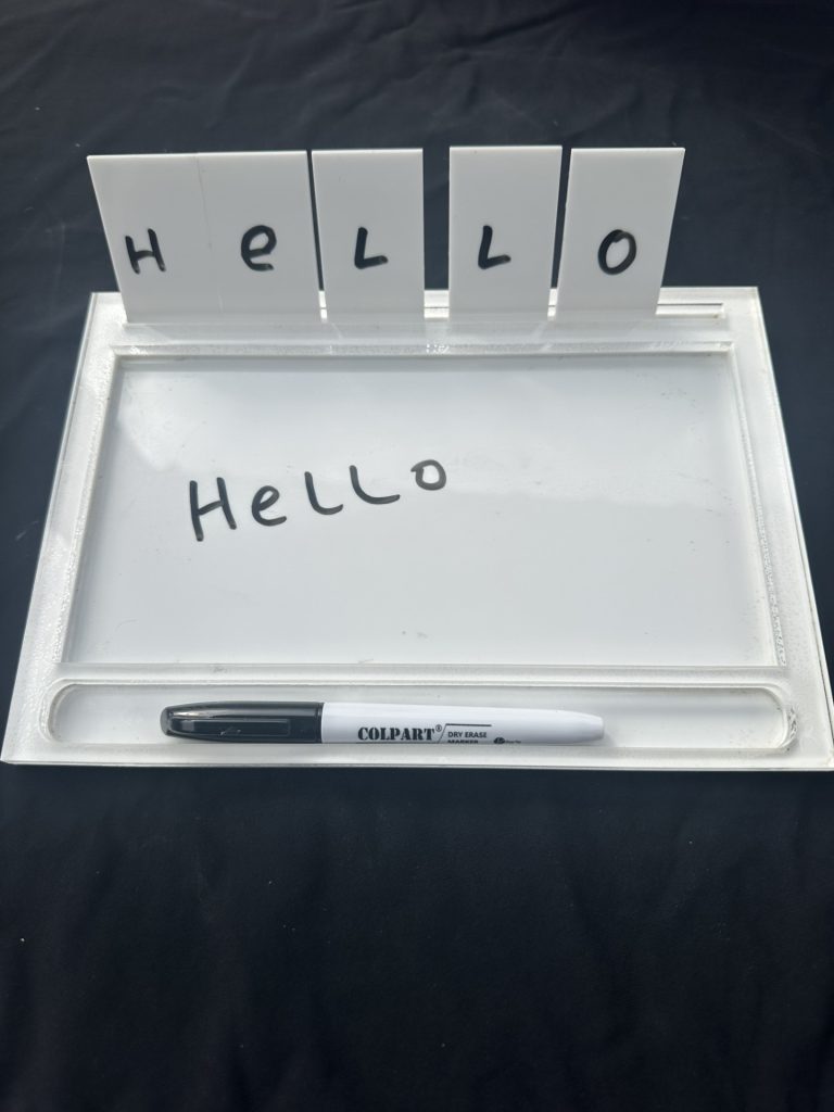 Acrylic Sand Writing Tray - Ideal for mark making and strengthen hand muscles for writing