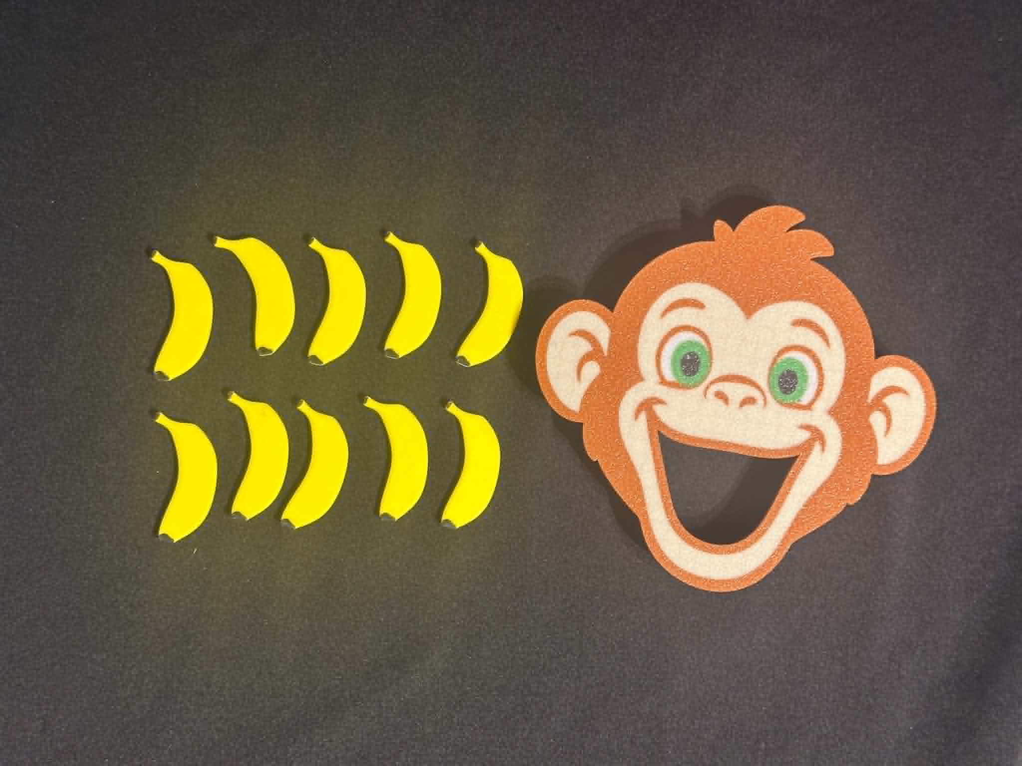 3D Printed Feeding Monkey Face - Great for fine motor skills activities - Image 2