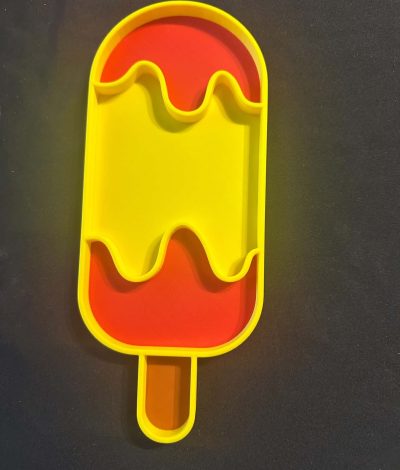 3D Printed Ice Lolly Tray - Great for sensory play trays
