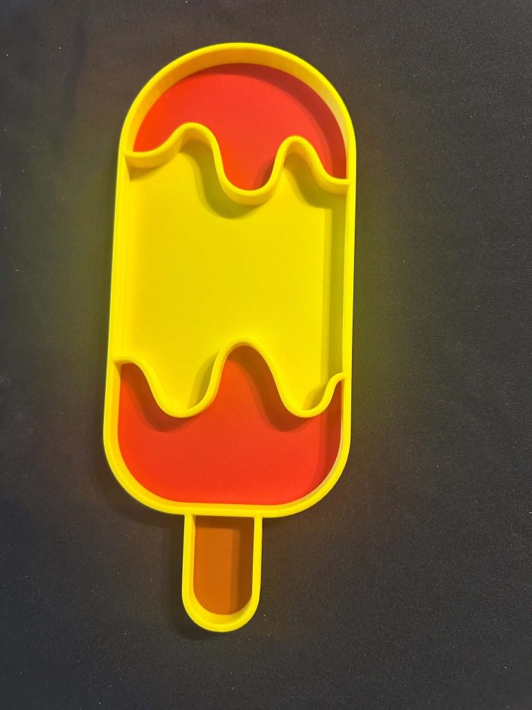 3D Printed Ice Lolly Tray - Great for sensory play trays