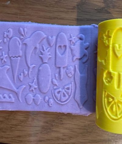 3D printed Summer Fun Roller - great for play dough