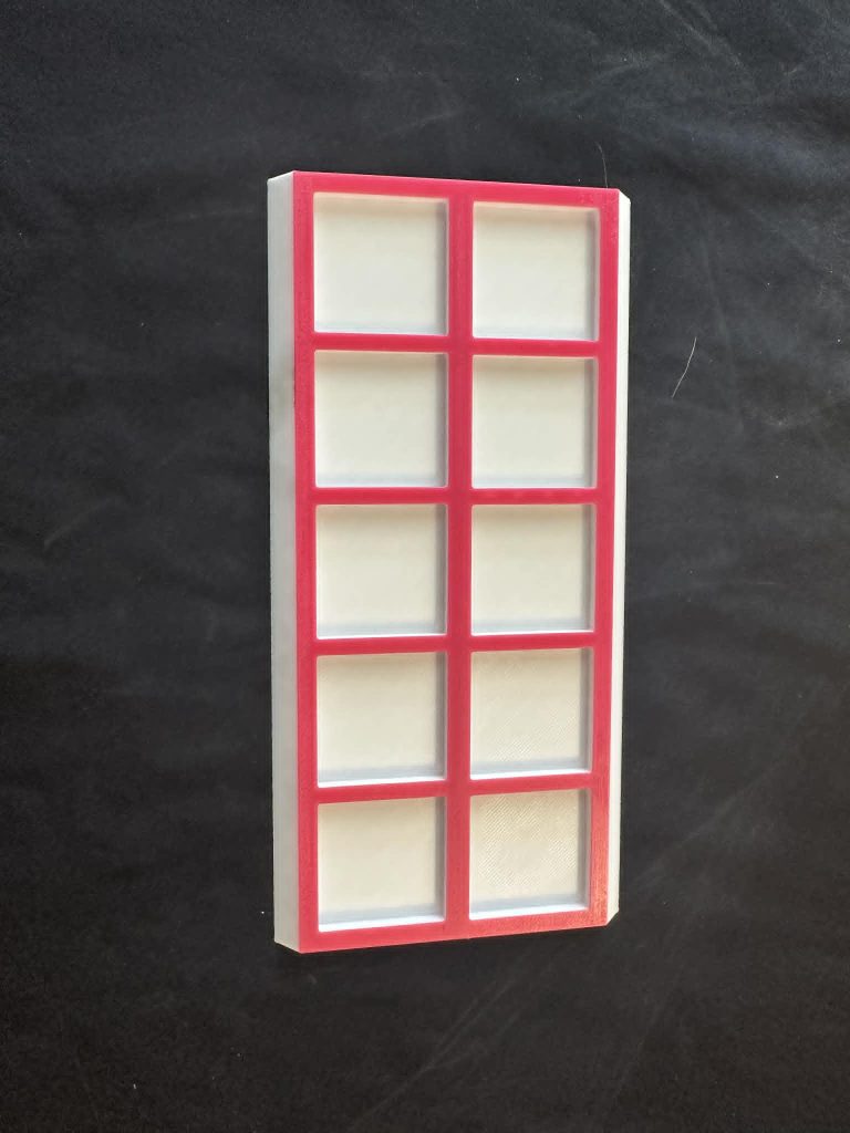 3D printed Ten frame - Great for play Dough, Damp sand or just adding to any activity