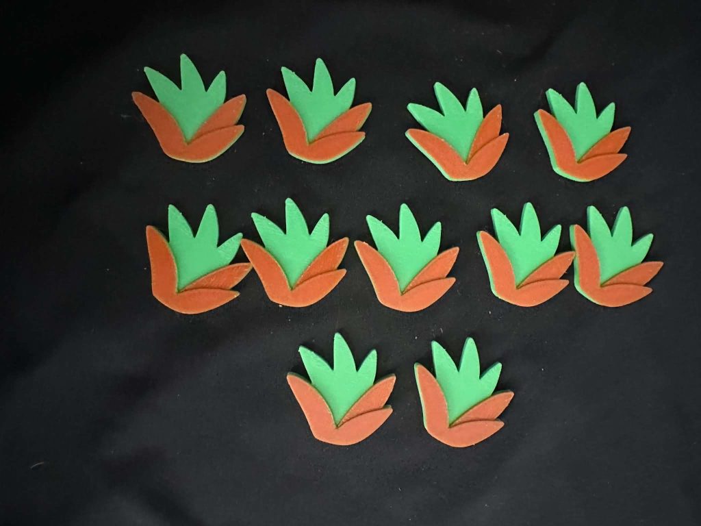 Counting Tokens Bamboo x10 - These adorable counting tokens are perfect for learning through play