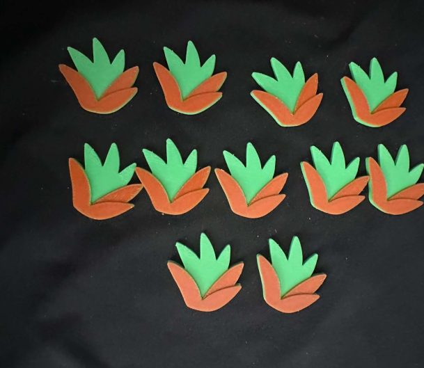 Counting Tokens Bamboo x10 - These adorable counting tokens are perfect for learning through play
