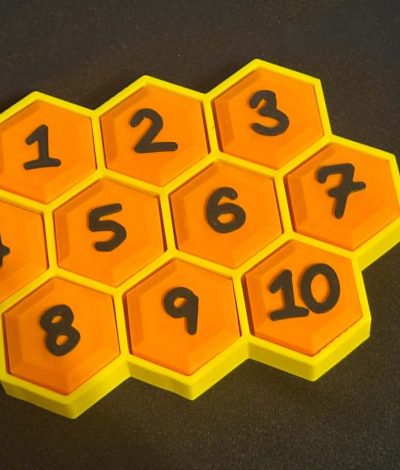 Honeycomb Number board