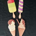 Ice Cream and Ice lolly set - great for role, and sensory play trays