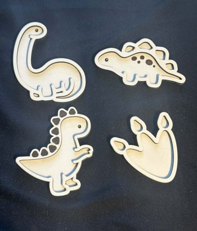 Mini Dinosaur Trays x 4 – Great For Sensory Play tray, spring summer activities Part Of Our Essential Range