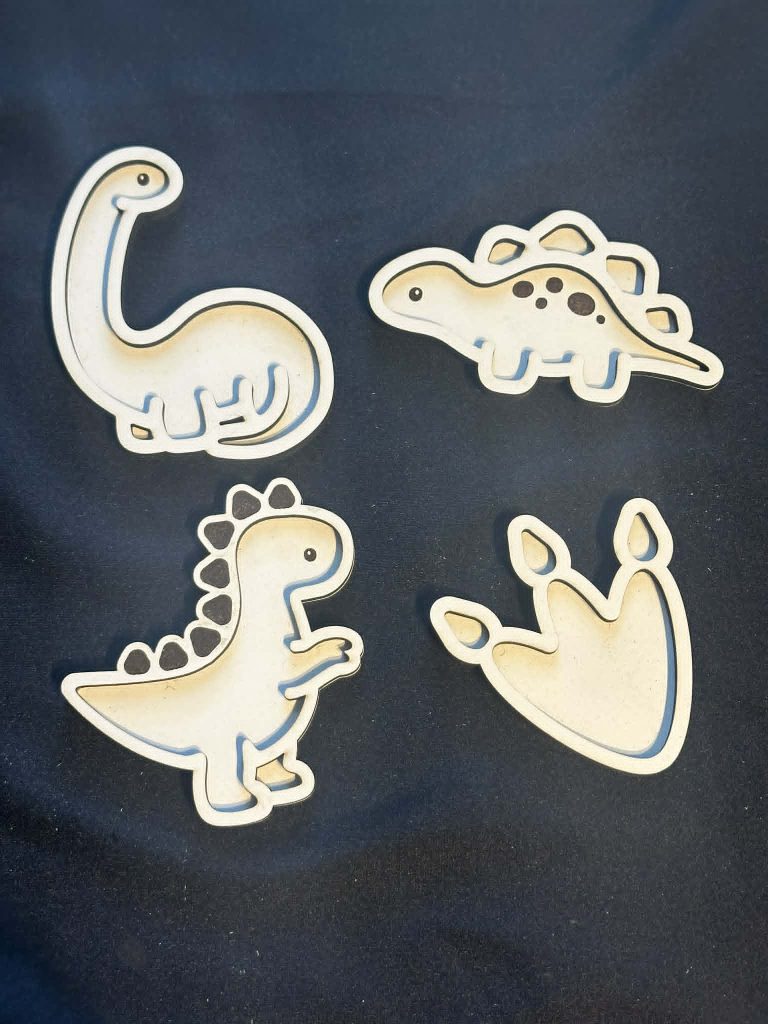 Mini Dinosaur Trays x 4 – Great For Sensory Play tray, spring summer activities Part Of Our Essential Range