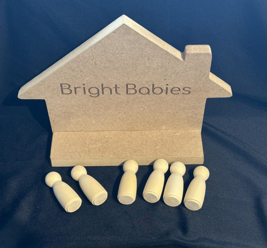 Self Registration Flat Peg House Doll