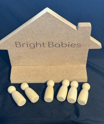 Self Registration Flat Peg House Doll - Image 2
