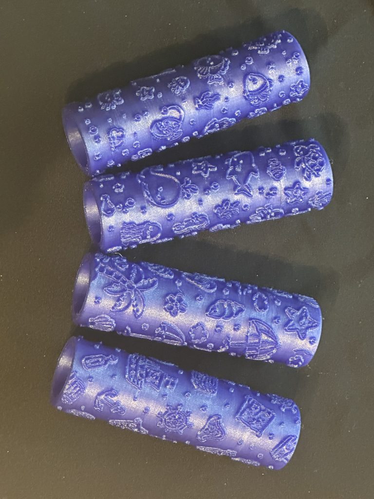 3D Printed Ocean/Sea Side Rollers – Great for play dough, damp sand or clay, these rollers create beautiful patterns and support hands-on, creative play