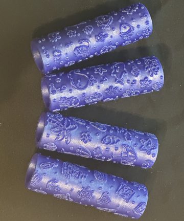 3D Printed Ocean/Sea Side Rollers – Great for play dough, damp sand or clay, these rollers create beautiful patterns and support hands-on, creative play - Image 1