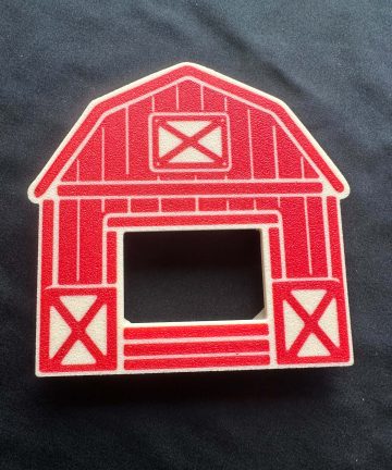 3D Printed Feeding Barn – Great for fine motor skills activities - Image 1
