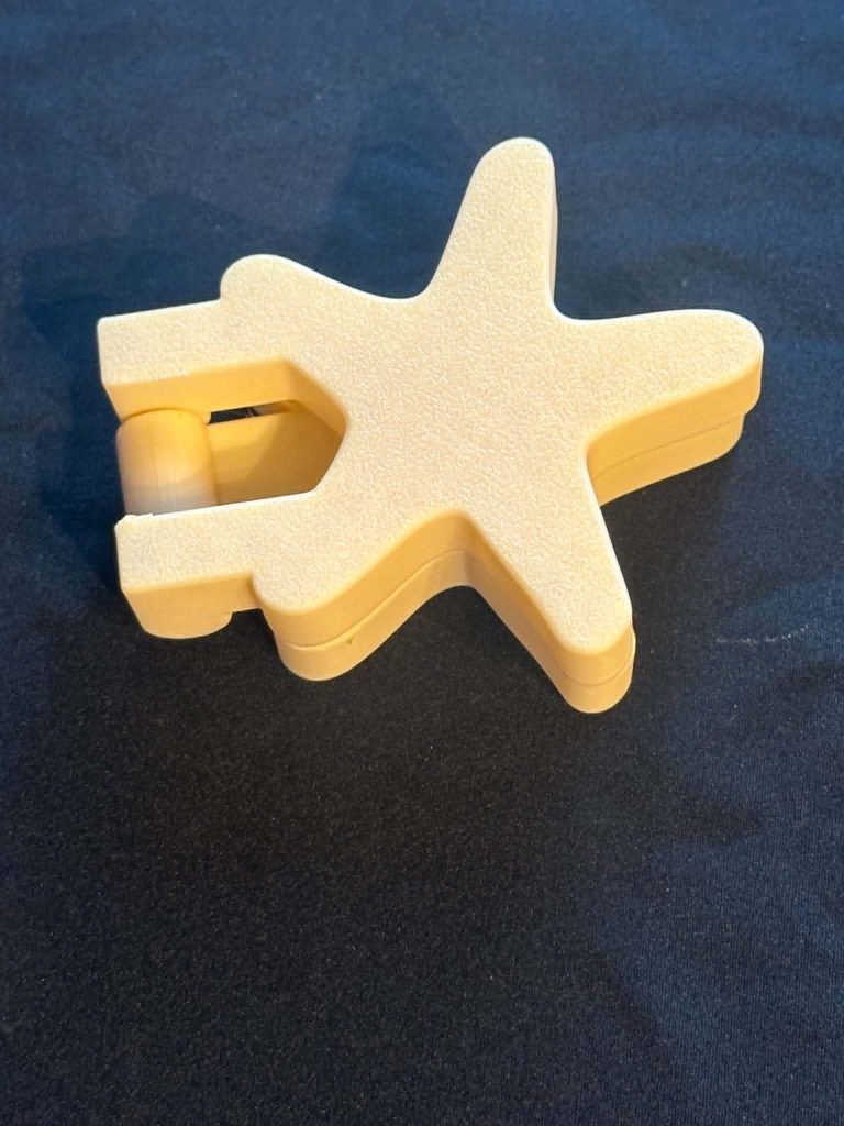 3D printed Star Fish Mould great for play dough