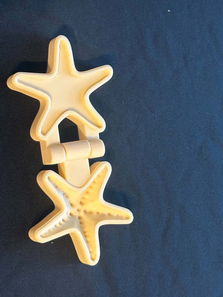 3D printed Star Fish Mould great for play dough